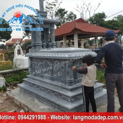 Mẫu mộ đá công giáo mã số CG05