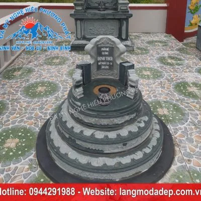 Mẫu mộ đá tròn mã số MT03