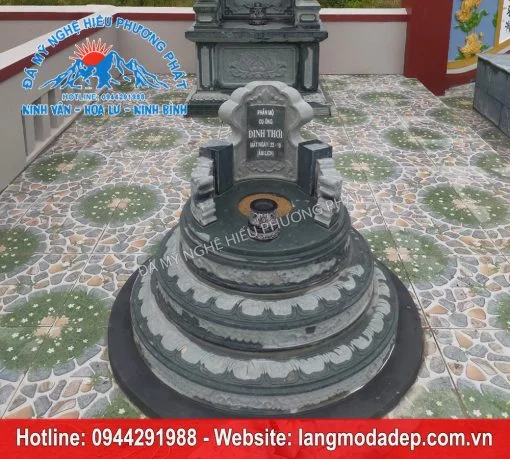 Mẫu mộ đá tròn mã số MT03