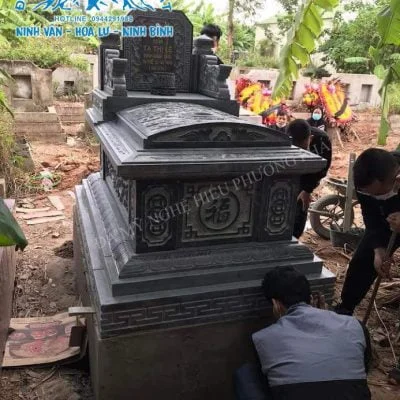 Mẫu mộ bành đá mã số MB24