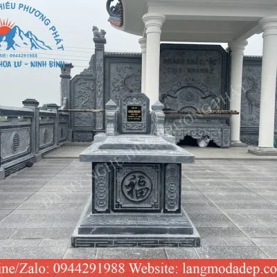 Mẫu mộ bành đá mã số MB23