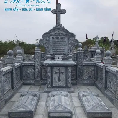 Mẫu mộ đá công giáo mã số CG20