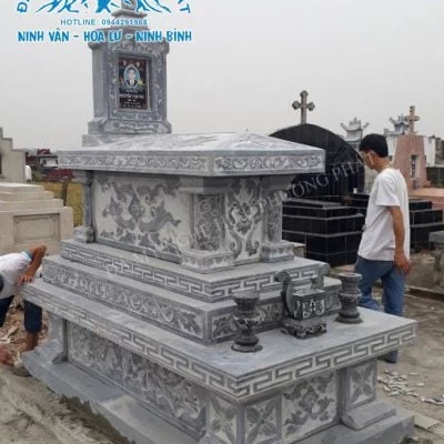 Mẫu mộ đá công giáo mã số CG08