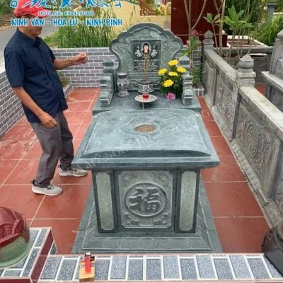 Mẫu mộ bành đá mã số MB14