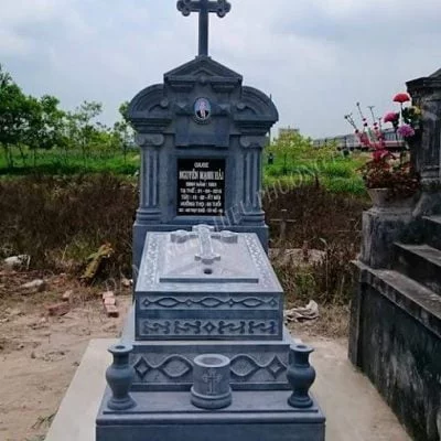 Mẫu mộ đá công giáo mã số CG11