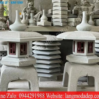 Mẫu đèn đá trang trí mã số 01