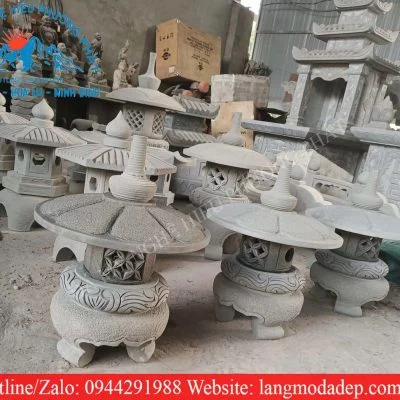 Mẫu đèn đá trang trí mã số 01